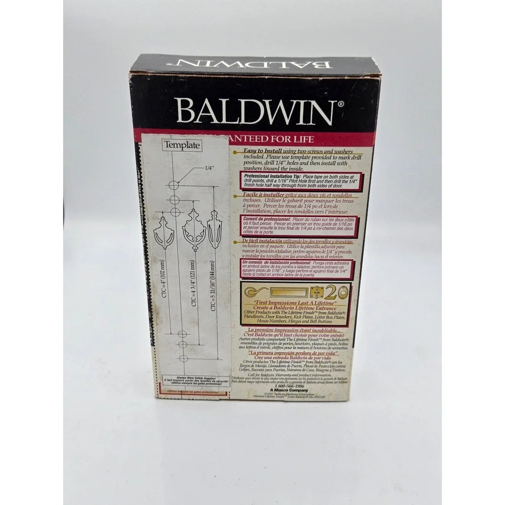 Baldwin French Door‎ Knocker - New Old Stock (NOS)